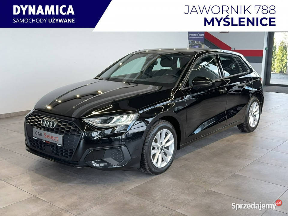 Audi A3 Sportback VAT 23 35TFSI mHEV 150 Stronic łopatki zmiany biegów Myślenice