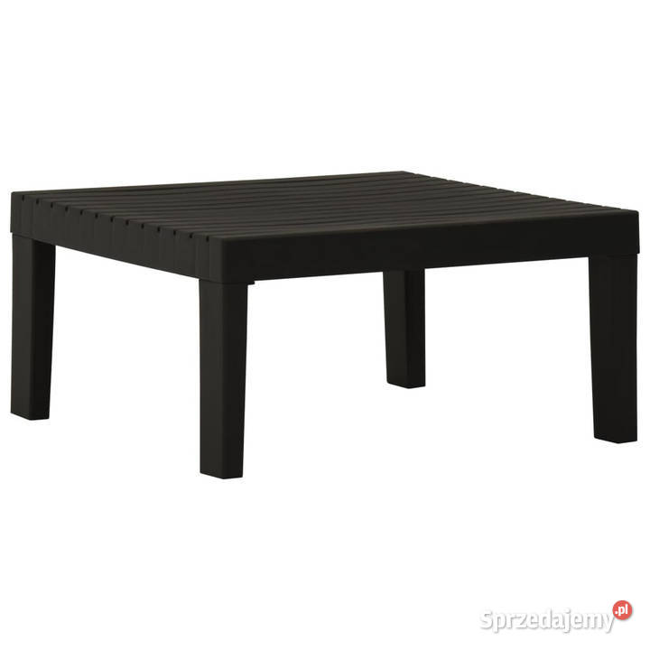 Stolik ogrodowy plastikowy szary WM315851 Warszawa