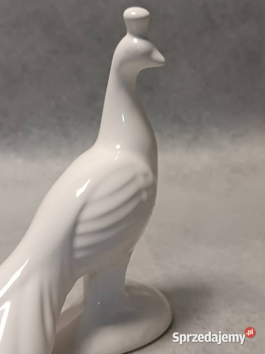 ALFAL Paw Dostojny Królewski Ptak Porcelanowa pomorskie Gdańsk
