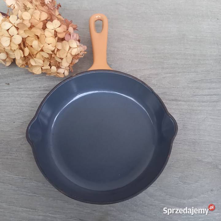 Żeliwna patelnia emaliowana marka Le CREUSET Warszawa sprzedam