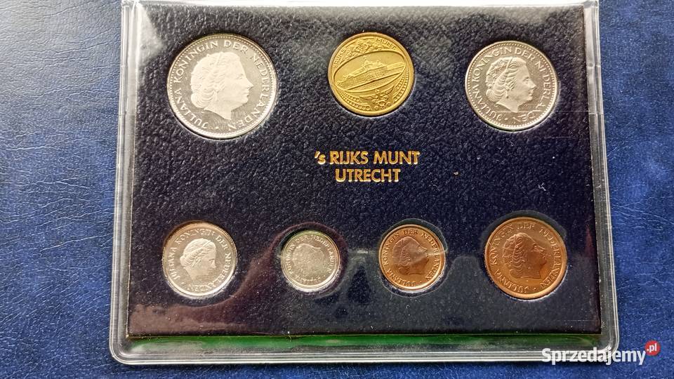Stare monety 1980 set Holandia 6 monet Stan