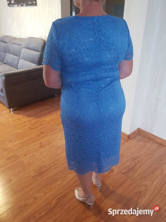 SLICZNA SUKIENKA GIPURA Rozmiar 48 Limanowa