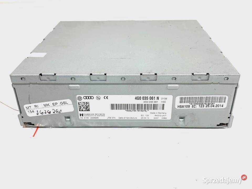 TUNER RADIA AUDI A4 B8 4G0035061M 0715