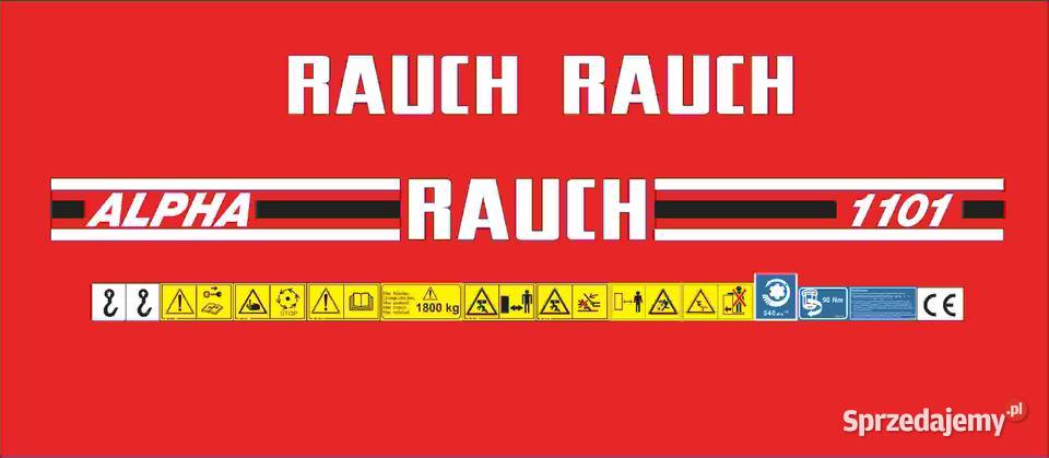 Naklejki Rauch Alpha 1101 mocny klej odporne Pleszew