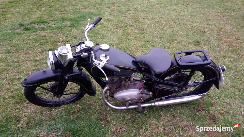 DKW NZ250 motocykl Rok produkcji 1939 Pcim