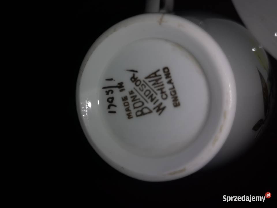 Filiżanka z talerzykiem deserowym Windsor Made Gdańsk