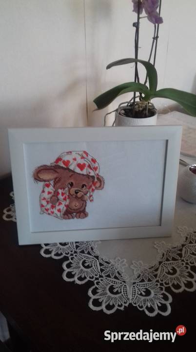 metryczka misio z poduszką Nowy Dwór Gdański sprzedam
