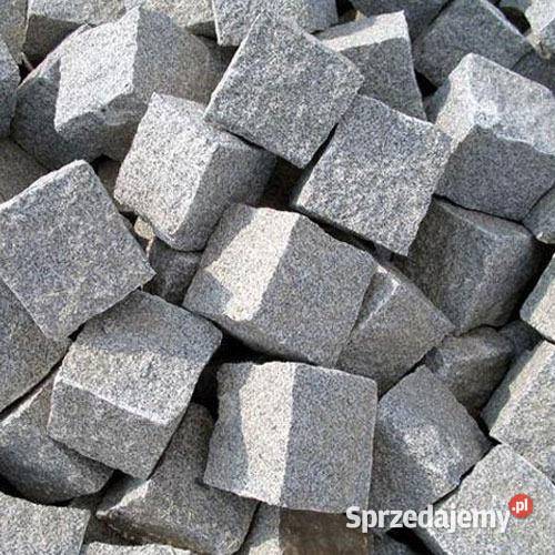 KOSTKA GRANITOWA Szary Granit 4x6 7x9 10x10 Piaseczno