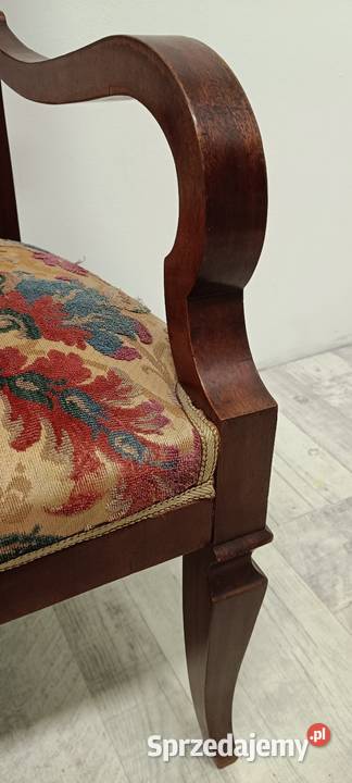 krzesło fotel design art deco do biurka gabinetu