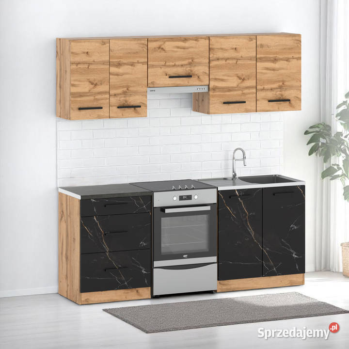 Kuchnia Modułowa Nowoczesna 2m Drewniana Z Elbląg