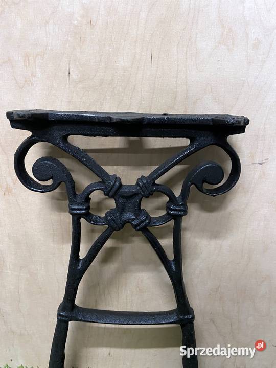 NOGA taboret ława ławka cmentarna ŻELIWNA żeliwo Końskie
