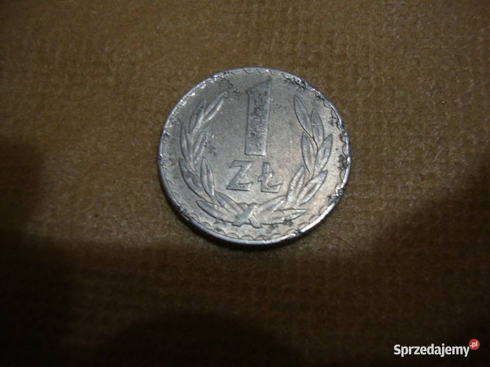 moneta 1 zł; 1978 - z obiegu; BEZ ZNAKU MENNICY