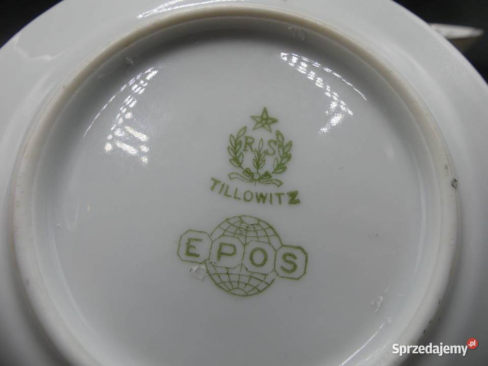 Zjawiskowy komplet do mokki art deco Tułowice wielkopolskie Poznań