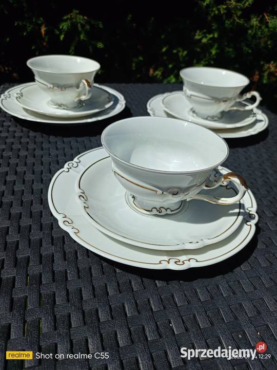 Szlachetna porcelana z lat 30 Jubileuszowa Porcelana i szkło Drezdenko