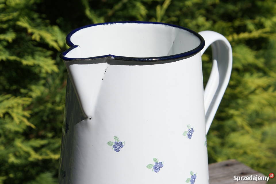 Dzbanek emaliowany biały poj 2 litry Warszawa