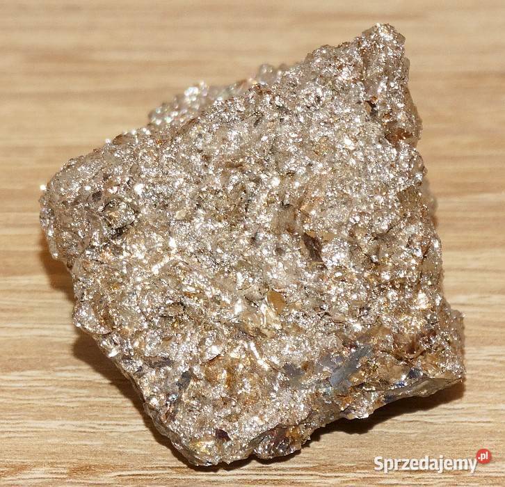 Piryt naturalny zlepek zrost kryształów siarczku Gliwice
