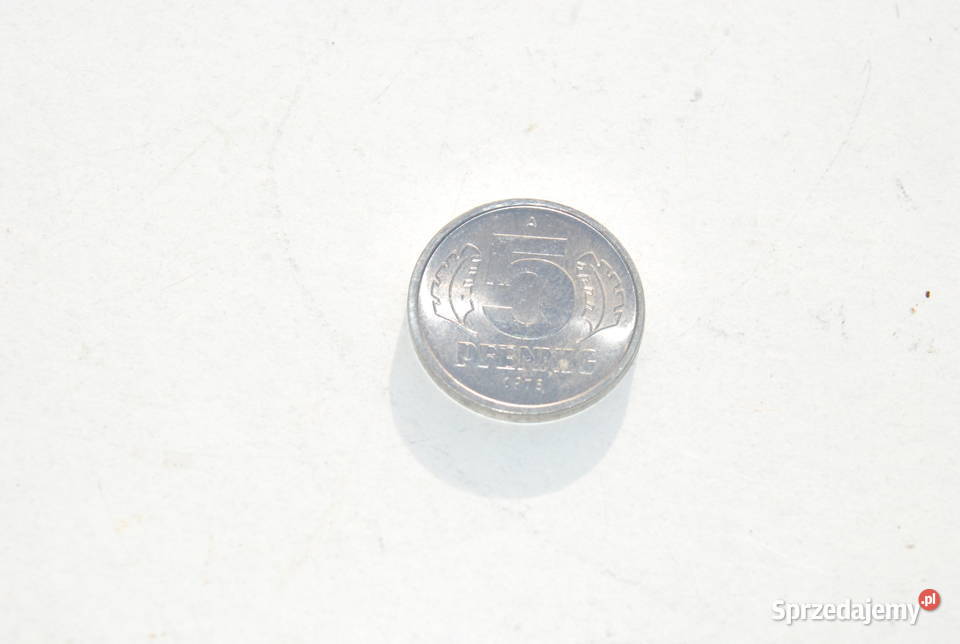 Stara moneta 5 fenigów pfennig 1978 Niemcy NRD Numizmatyka Cieszyn sprzedam