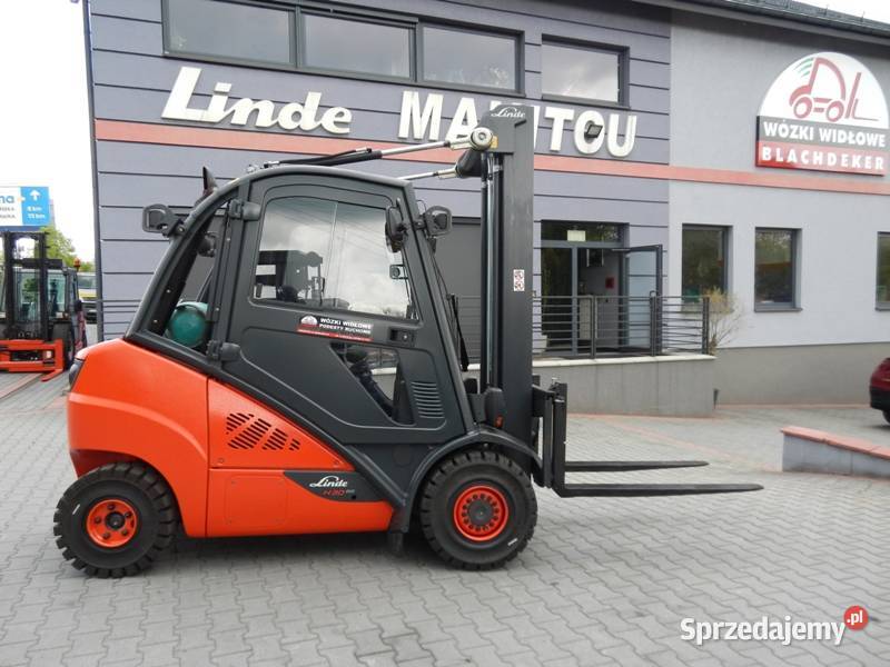 Gazowy wózek widłowy Linde H30T02 Triplex Mogilany