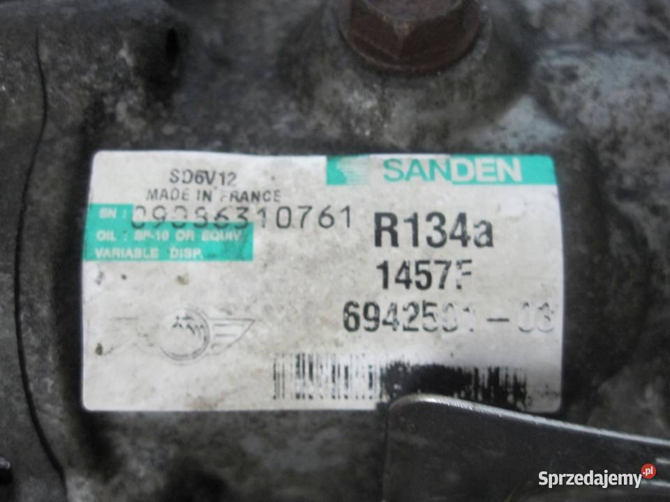 MINI COOPER 16 VTI 07r N14B16 175 694250103 Kompresory klimatyzacji sprzedam