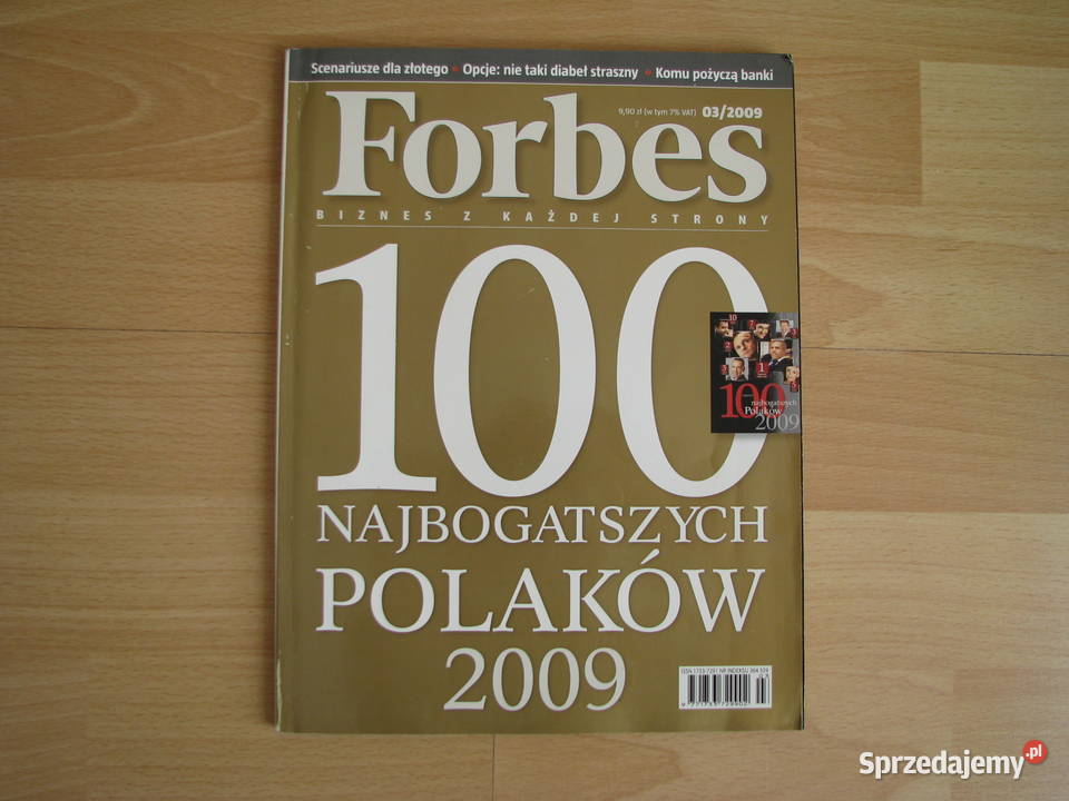 Forbes miesięcznik 2007r 2008r 2009r 2010r i Brzegi