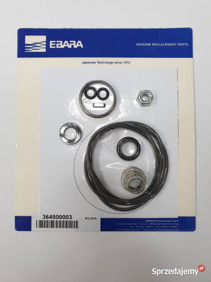Zestaw naprawczy do pomp Ebara CDCDX Rok produkcji 2020 Bielsko-Biała