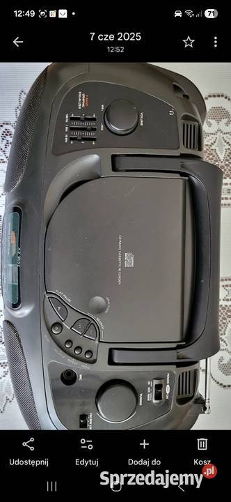 Radio odtwarzacz CD Sony