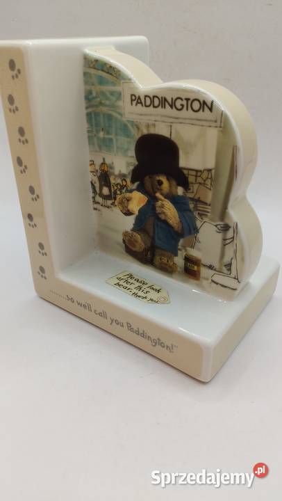 Miś Paddington rzadka podpórka do książek Zamość