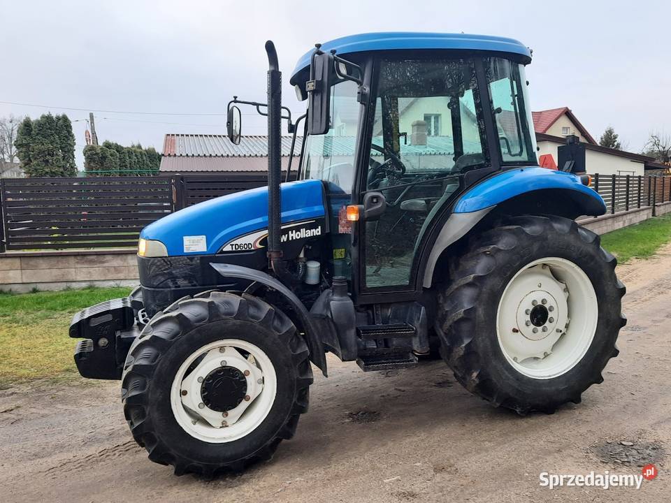 Ciągnik Holland TD60 4x4 2800mth Zaczep górny New Holland mazowieckie Kozienice