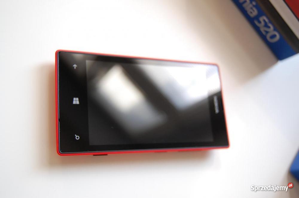 Nokia Lumia 520 CZERWONA EDGE Nokia Poznań