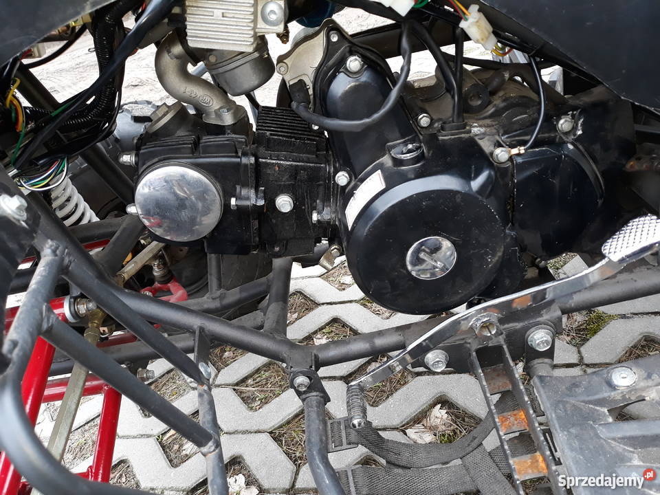 Quad 125 Bombardier nowy uszkodzony 2 bieg Godzimierz