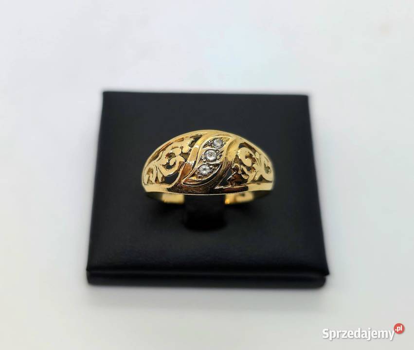 Złoty pierścionek próby 585 357g Rozmiar 26 warmińsko-mazurskie sprzedam