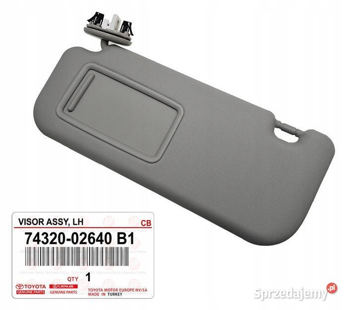 TOYOTA Auris Lusterko oslony przeciwslonecznej Pozostałe