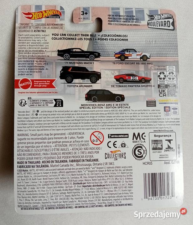 Hot Wheels Premium zestaw 3 x MercedesBenz AMG E biały Samochody i pojazdy sprzedam