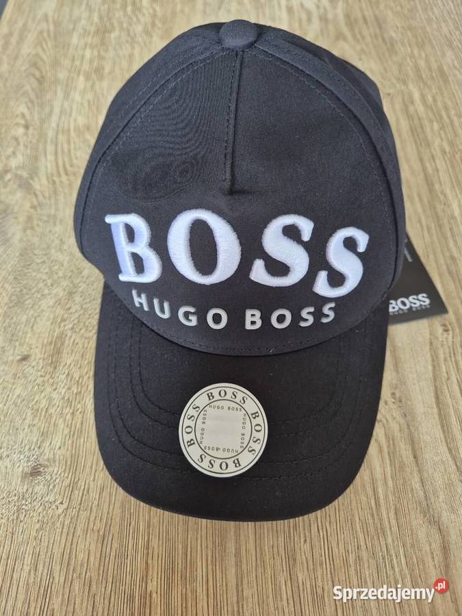 BOSS Hugo Boss czapka z daszkiem czarna nowa z Swarzędz