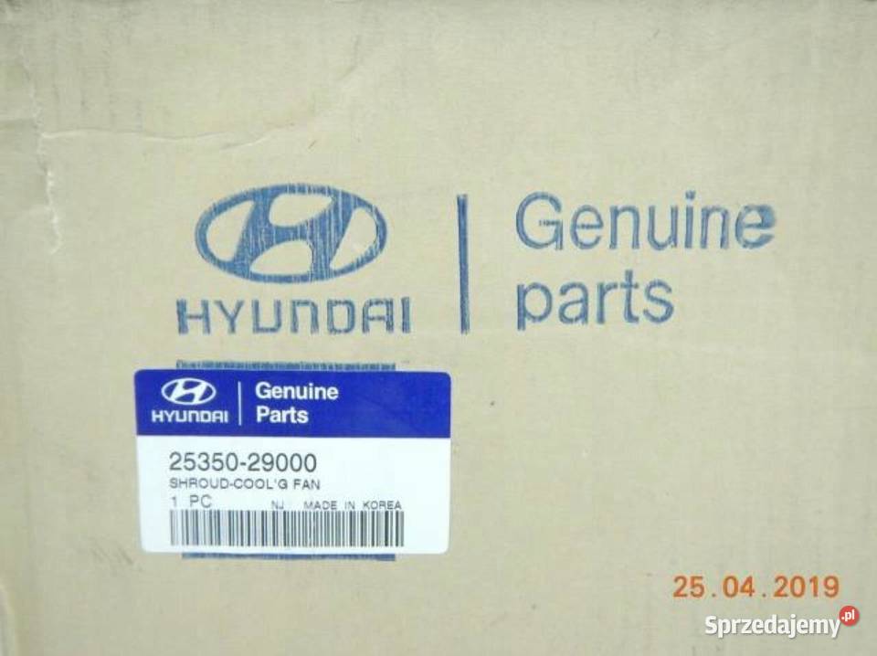 OSŁONA WENTYLATORA HYUNDAI ELANTRA 9500 Osłony i zaślepki lubelskie