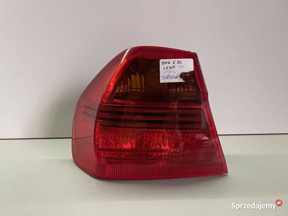 BMW E90 SEDAN LEWA LAMPA TYŁ Lampy tylne wielkopolskie Ostroróg