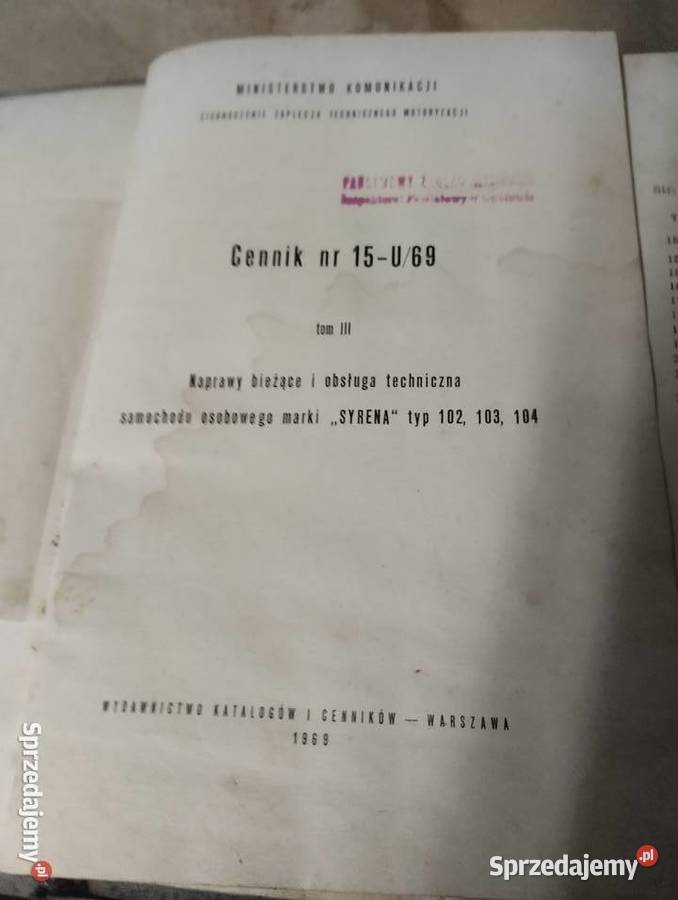 Książki samochodowe Pozostałe sprzedam