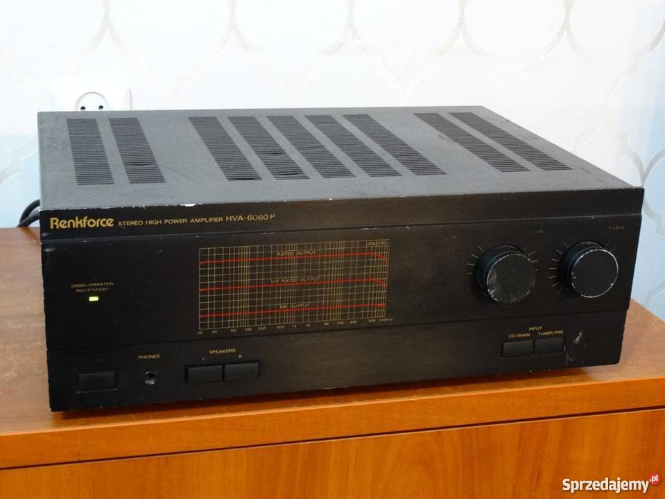 Wzmacniacz Renkforce HVA6060P 480 wat WYSYŁKA podkarpackie Jasło sprzedam