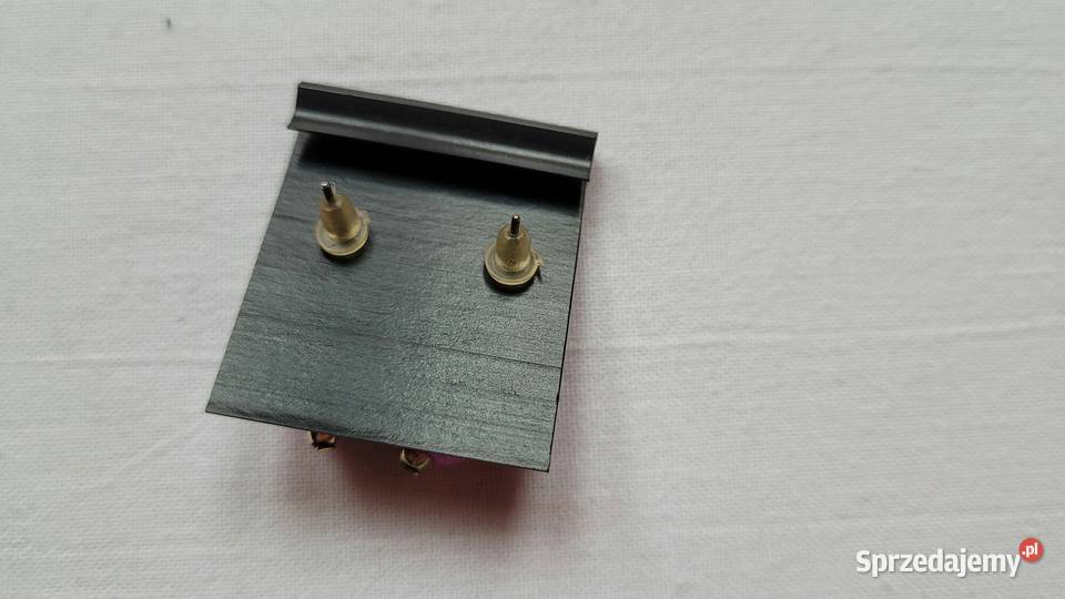 Nietuzinkowe różowe kolczyki śląskie Piekary Śląskie