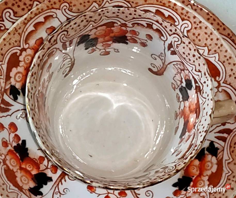 Filiżanka stara angielska Derby STANLEY Trio Kraków