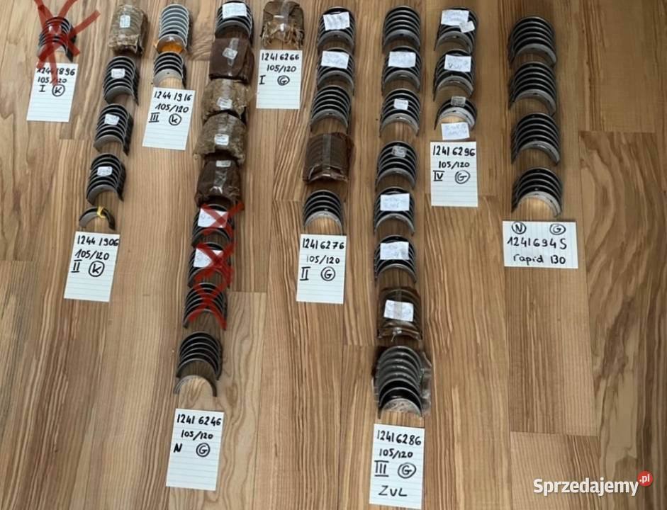 Panewki skoda s105 120 nominalne i szlify Warszawa