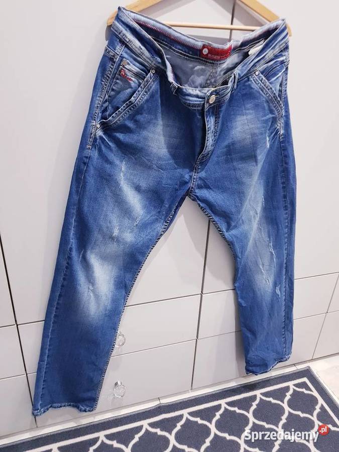 Męskie spodnie jeansowe w dużym rozmiarze Rozmiar XXL Dąbrowa Górnicza