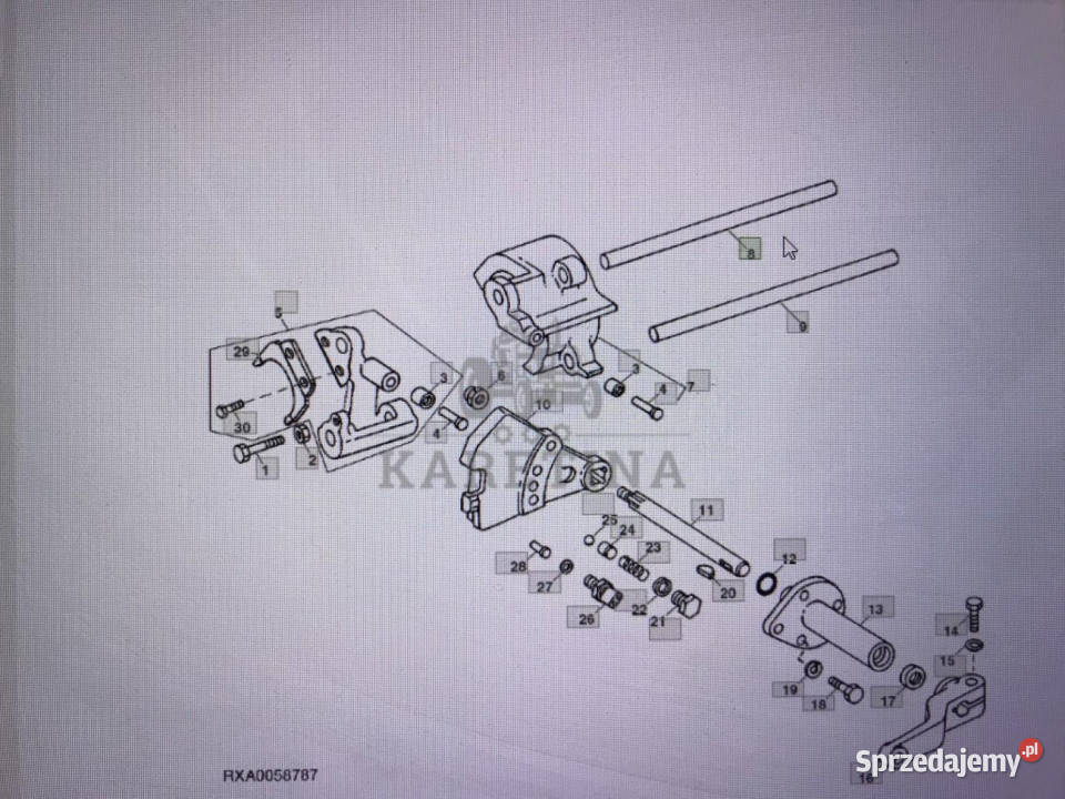 John Deere R70558wał John Deere 455547554955 Jastrzębniki
