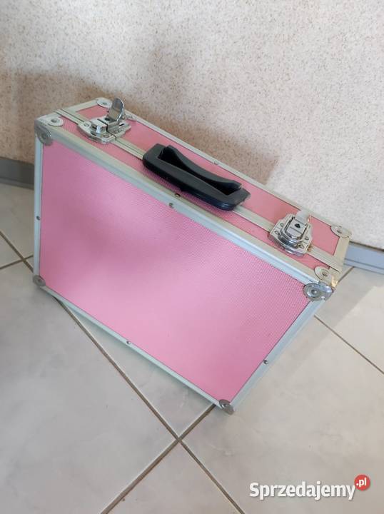 aluminiowy kuferek walizka organizer na farby