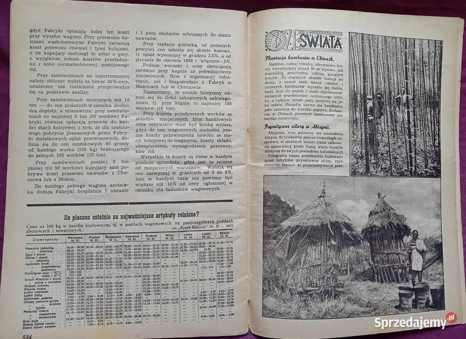 Miesięcznik Plon 12 z 1937 r IV Koźminek