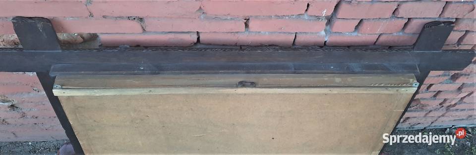 Duży Stary Obraz Diorama Sygnowany Gliwice