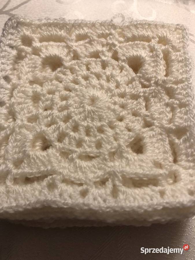 kwadraty Babuni na szydełku poduszki narzuty Poduszki dekoracyjne Zegrze