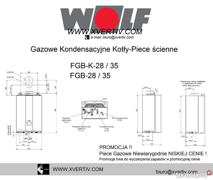 Wolf FGB28 ZASOBNIK FSW100 Czujnik CWU Kraków