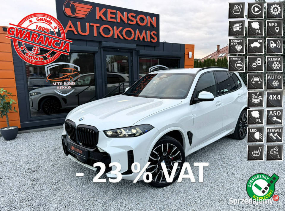 BMW X5 Polski Salon FV23 1Wł Mild isofix Bydgoszcz
