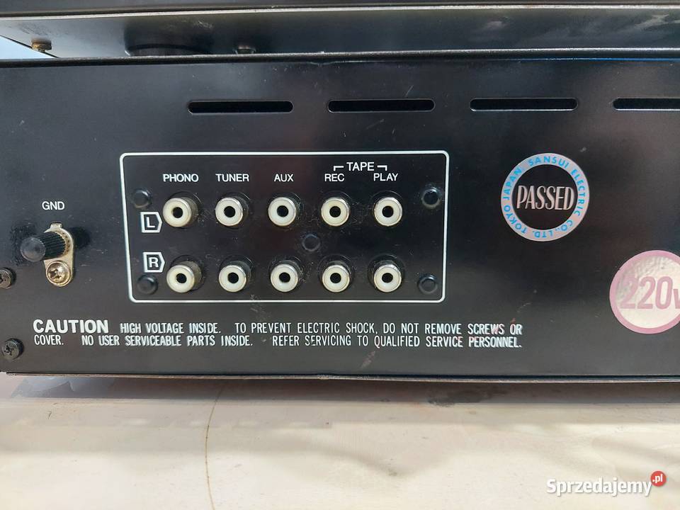 Sansui AU217 Amplifier and Sansui TU217 AMFM podlaskie Łapy